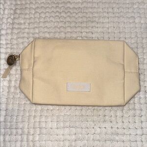 Cream Canvas Pouch